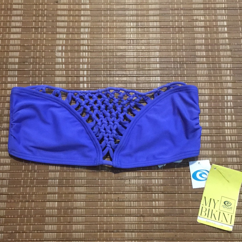 NWT ripcurl bandeau bikini top